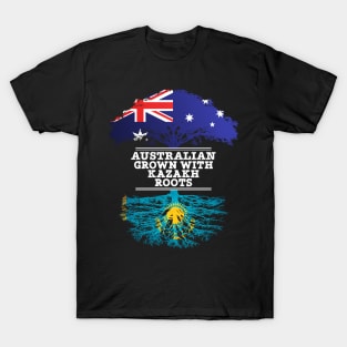 Australian Grown With Kazakh Roots - Gift for Kazakh With Roots From Kazakhstan T-Shirt